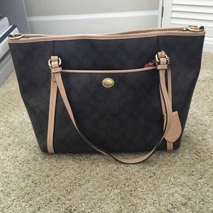 Large Brown Coach bag!